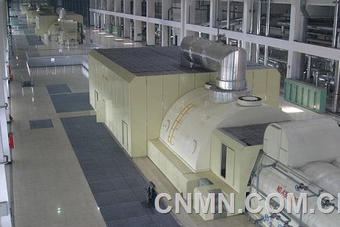 華澤鋁電兩臺30萬千瓦發(fā)電機(jī)組 攝影 張勇