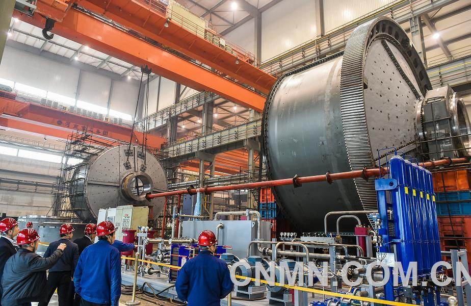 “中國第一大金礦”大型磨機在中信重工成功試車交付