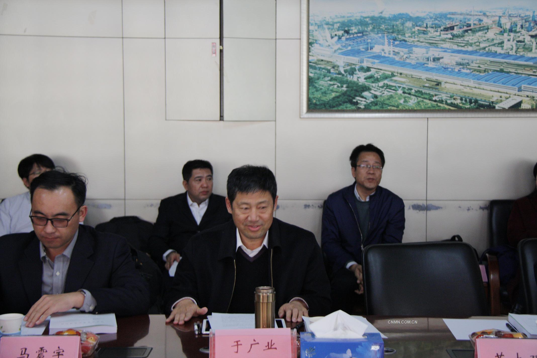中色十二冶金建設(shè)有限公司總經(jīng)理、黨委副書記于廣業(yè)